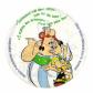 RARE - AUTOCOLLANT   ASTERIX ET & OBELIX : BD - STICKERS