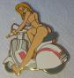 Grand Pin's Pin Sexy Jessica Sur Vespa Moto Disney Pin Up Edition Limit� 30Ex