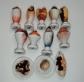 (58) S�rie compl�te f�ves glaces maison vaisselle desserts