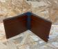 Portefeuille Apocope L�O Horizontal Cuir Patin� Chocolat   RFID   Neuf