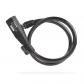 C�ble antivol pour v�lo, 65 cm, noir