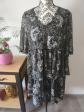 Robe Blancheporte gris imprim� taille 46 neuf