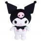 Peluche Kuromi 40 cm | Coussin Moelleux Noir et Blanc | Doudou B�b� Lavable