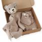 Doudou Ours pour B�b� avec Chaussettes   Id�e Cadeau Naissance Originale &