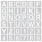 36 Pochoirs de Lettres R�utilisables Pochoir de Peinture Alphanum�rique Mod�l...