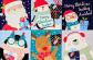 30 mini cartes de No�l pour enfants   Designs amusants pour enfants