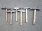 Lot ancien marteau tailleur de pierre outil ma�on fer forg� sculpteur ancienne