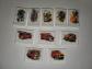 (28) S�rie compl�te de 10 f�ves soldat de feu Clamecy 2022 pompiers camions