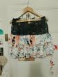jupe bleue fonc�e-multicolore 36 S Desigual.