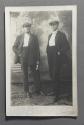 CARTE PHOTO Hommes Costume casquette