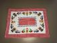 Vintage lot 4 torchons th�me bocaux cuisine linge de maison