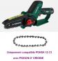 Cha�ne Mini tron�onneuse compatible PARKSIDE PGHSA 12 C3 coupe branche