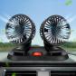 Ventilateur Double T�tes 5V USB Ventilateur de V�hicule Ventilateur de Bureau