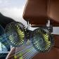 Ventilateur de Voiture Double T�te pour Si�ge Arri�re, 3 Modes de Puissance