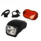Eclairage velo av ar pile optimiz fixation cintre-tige de selle led fonction c.e