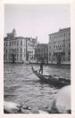 ANCIENNE PHOTOGRAPHIE 1938 TOURISTIQUE ITALIE A VENISE LE GRAND CANAL GONDOLE