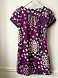 ROBE Tunique en COTON H&M en excellent �tat Neuf EU 34 Violet Made in india