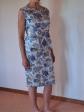 Robe ann�es 50 en satin de soie