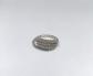 Bague plume avec zirconium blanc T58 bijoux en Argent Massif 925 -4