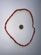 Vintage Collier Perles en Corail rouge fermoir en vermeil collier en corail