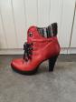 Bottines Bottes � talons rouge gris Mtng originals Taille 40 Tr�s bon �tat