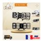 Horloge Num�rique avec Grands Chiffres et Calendar   Id�ale pour Salon & Bureau