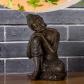 Statue Bouddha Tha� Penseur en R�sine D�coration Zen en 18 cm