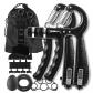 Lot de 7 outils d'entra�nement de force pour la pr�hension, 2 poign�es