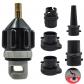 Adaptateur Gonfleur Paddle compatible pompe standard, 5 en 1 adaptateur