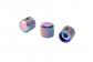Bouton guitare & basse Guyker   Finition dor� & arc en ciel   � 6 mm