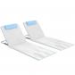Lot de 2 Chaises de Plage Pliantes Dossier R�glable Beige Camping