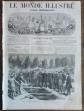 Le Monde Illustr� 1870 Fun�railles de Victor Noir Danse Java ile St Maure Grece