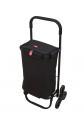 GRAND Chariot de course pliable Caddie Noir   6 roues   L�ger & Solide