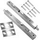 Lot De 2 Verrous De Porte Cach�s En Acier Inoxydable Bross�, Adapt�s Aux Portes