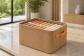 Organisateur V�tements Pliable Bo�te Rangement Armoire Dressing Jeans Kaki M