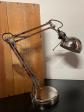 Lampe de bureau articul�e en m�tal chrom� type architecte IKEA