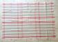 Z  LINGE   COUPON tissu ancien NEUF 138x100cm pour SIX torchons 46x50cm vintage