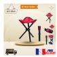 Si�ge de Camping Pliable Rouge   L�ger et Pratique pour Activit�s Ext�rieures