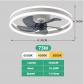Ventilateur de Plafond LED Intelligent avec T�l�commande Chambre Salon Moderne