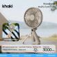Ventilateur Rechargeable   Pliable avec Tr�pied et Affichage LED   3000mAh
