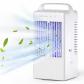 Climatiseur Mobile 4en1 humidificateur Ventilateur Silencieux 1L Eco USB RGB