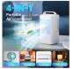 Ventilateur d'air portable de bureau 4 en 1 USB, humidificateur �vaporatif 900 m