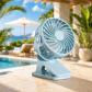 Ventilateur Portable Rechargeable 720 �Rotatif Bleu Neuf ULTRA QUALIT�