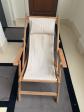 Pack de deux chaises longues pliantes Accoudoirs Avec Coussin-transat Habitat