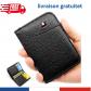Porte Carte Bancaire en Cuir PU   Porte feuille Compact Homme Femme