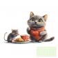 Stickers muraux nuit �toil�e pause caf� cuisine caf� salon bureau tableau mur...