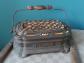 Lampe CHAUFFERETTE Corneau Alfred Charleville ancien objet d�tourn� Cr�ation uni