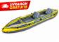 Kayak gonflable 2 places 350 cm Cano� 2 personnes   2 pagaies   pompe gonfleur