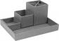 7974C6401 Organiseur De Bureau Panneau De Fibre Gris 23,5 X 18 X 11 Cm