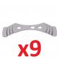 9 supports centreur pour m�che de bougie pour fabrication de bougie   10x2.5cm
